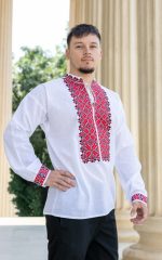 Ia Daniel cu broderie roșie - imagine 2