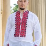 Ia Daniel cu broderie roșie