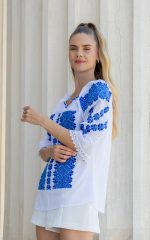 Ia Daniela cu broderie albastră - imagine 3