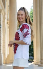 Ia Daniela cu broderie roșie - imagine 4