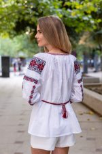 Ia Lia cu broderie roșie - imagine 4