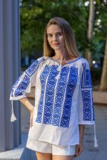 Ia Casiana cu broderie albastra