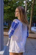 Ia Casiana cu broderie albastra - imagine 3