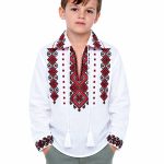 Ia Darius pentru băieți cu broderie roșie