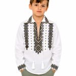 Ia Darius pentru băieți cu broderie bej