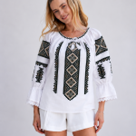 Ia Daria cu broderie bej